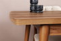 Hanah Home Inci 1141 Mesa de comedor extensible Nogal